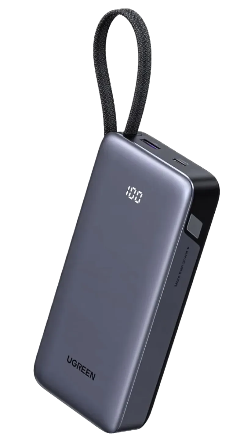Batería externa portátil de 20.000 mAh con carga rápida