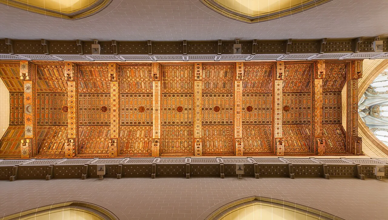 Techo mudéjar de la Catedral de Teruel