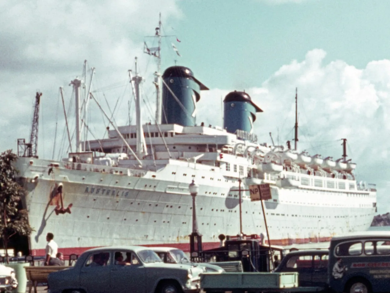 Transatlántico Australis en 1967
