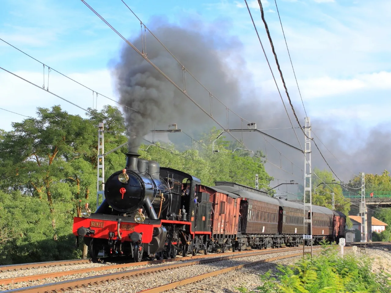 Locomotora de vapor del Tren de la Fresa