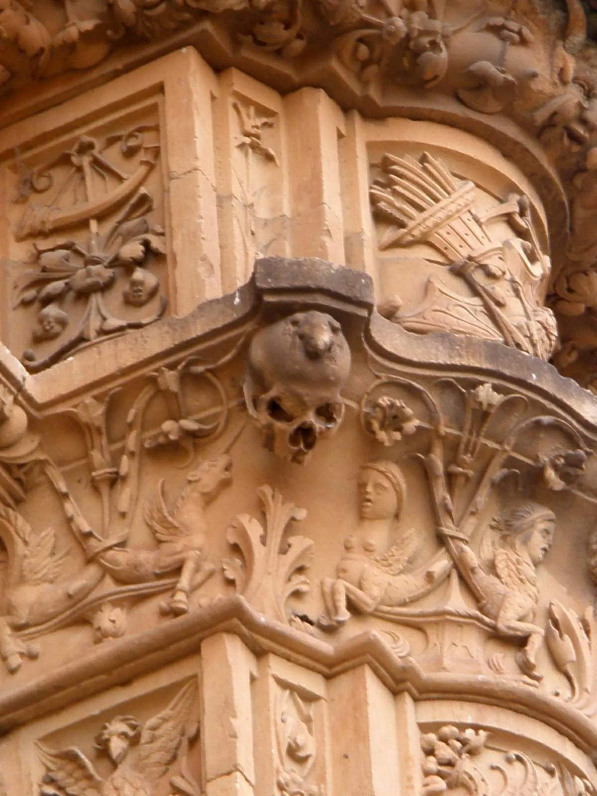 Fachada plateresca de la Universidad de Salamanca