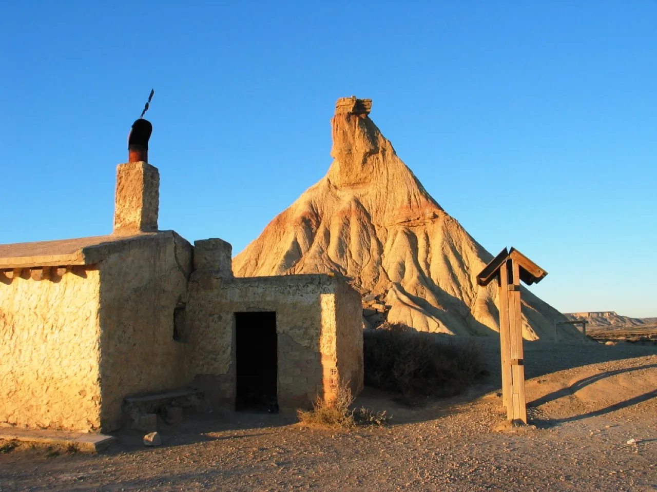 Refugio de pastores en las Bardenas Reales