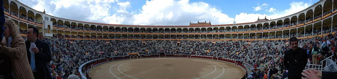 Interior de la plaza de Las Ventas