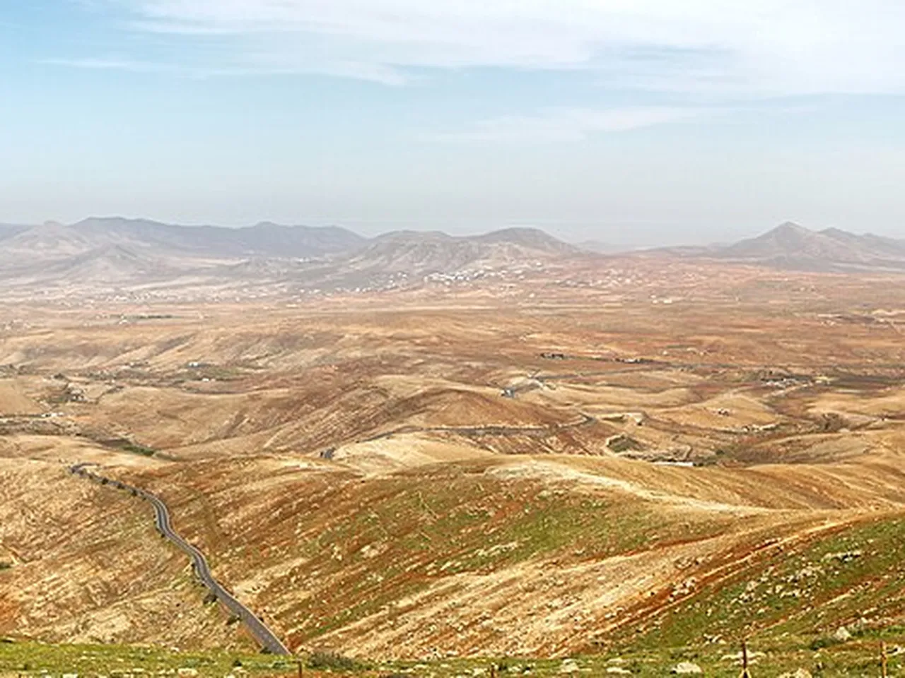 Vista del norte de Fuerteventura desde Morro Velosa