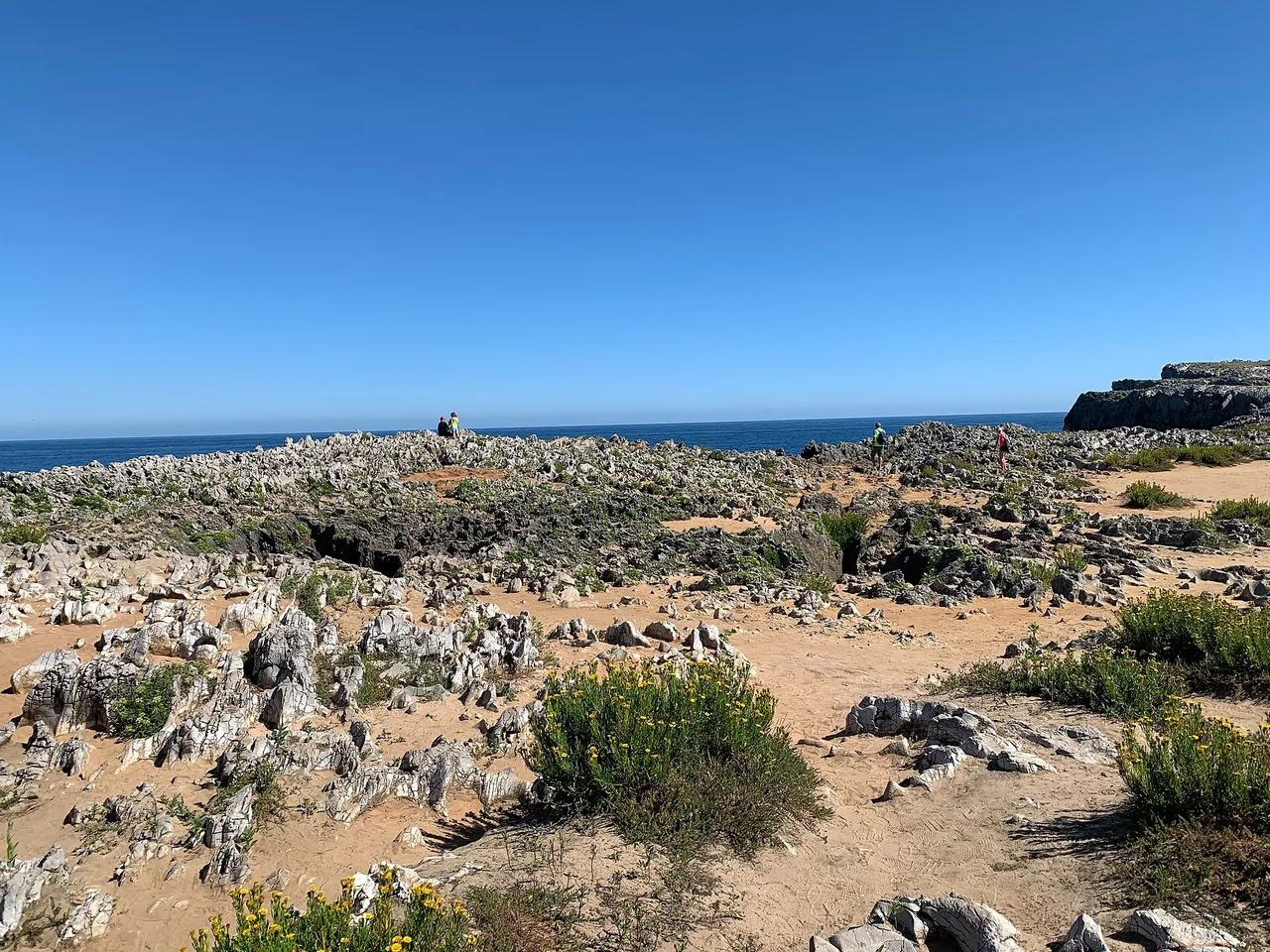 Costa de caliza en Pría