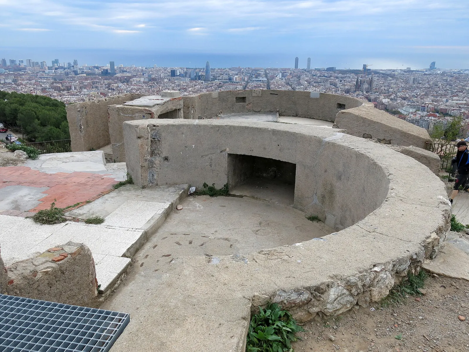 Antigua batería antiaérea del Turó de la Rovira