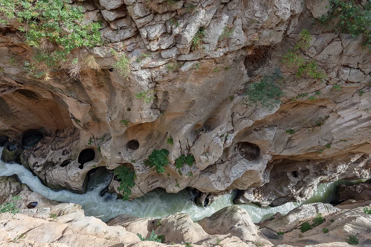 Río Guadalhorce en el Caminito del Rey
