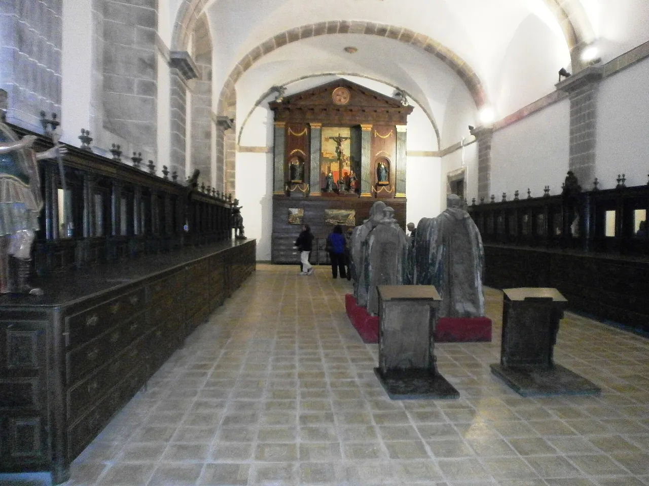Interior de la iglesia del monasterio de Corias