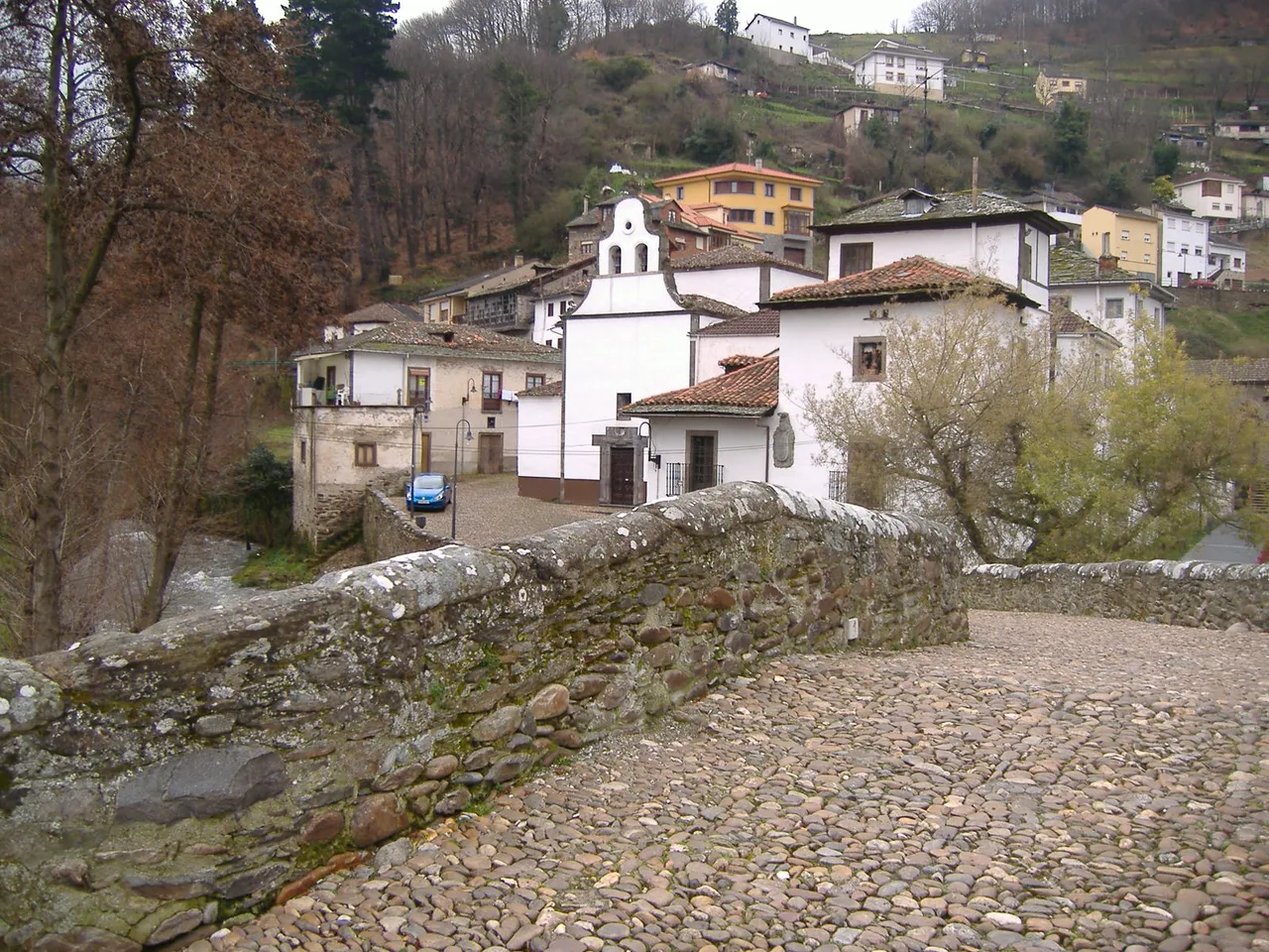 Confluencia de ríos en Cangas del Narcea