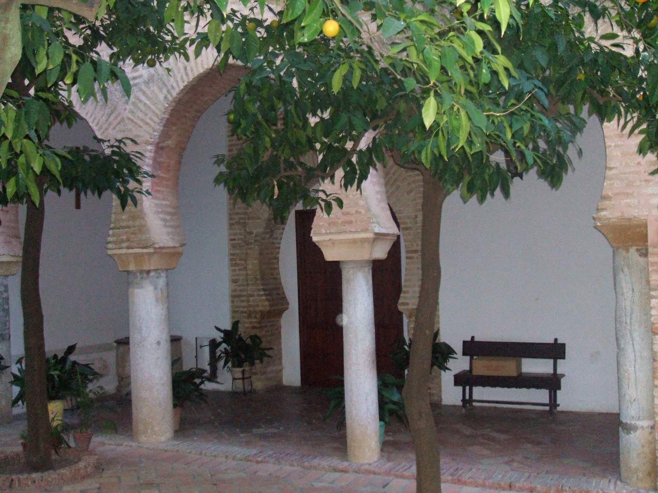 Patio de los naranjos de la prioral de Santa María de Carmona