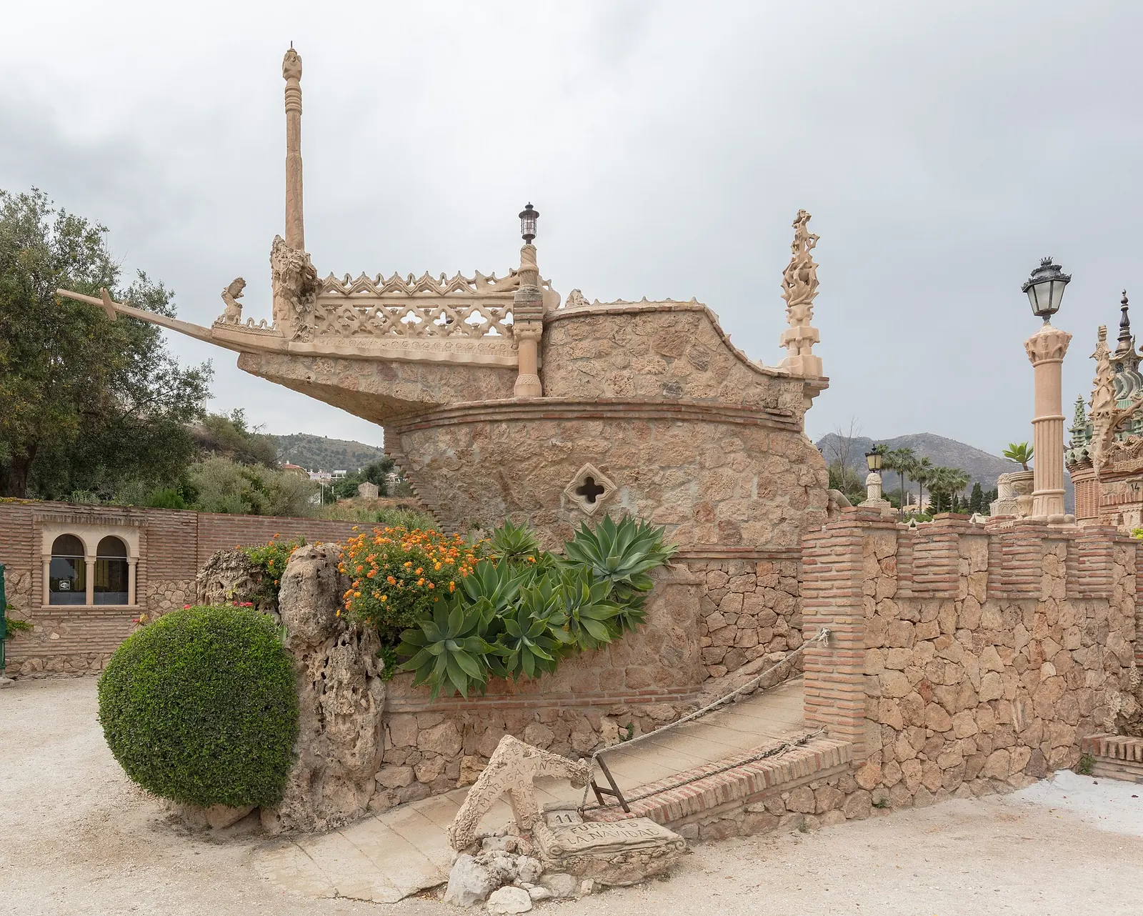 Castillo de Colomares en Benalmádena