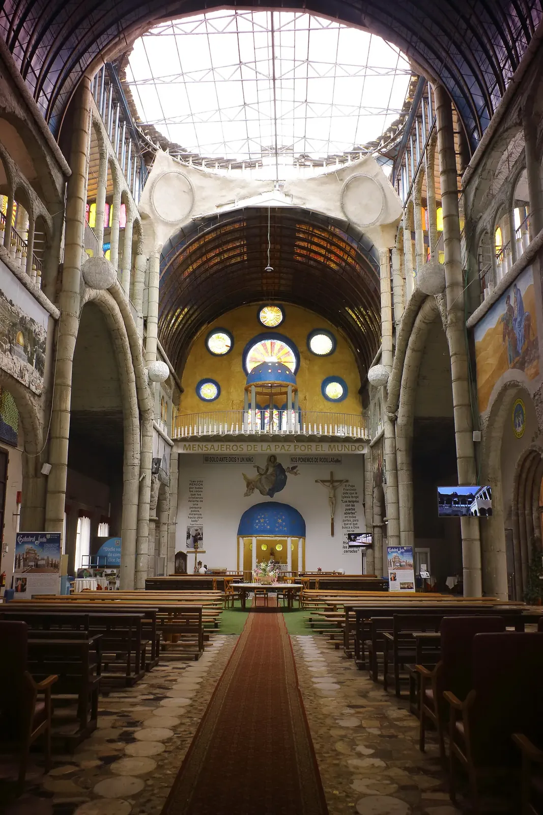Cúpula de la Catedral de Justo vista desde dentro