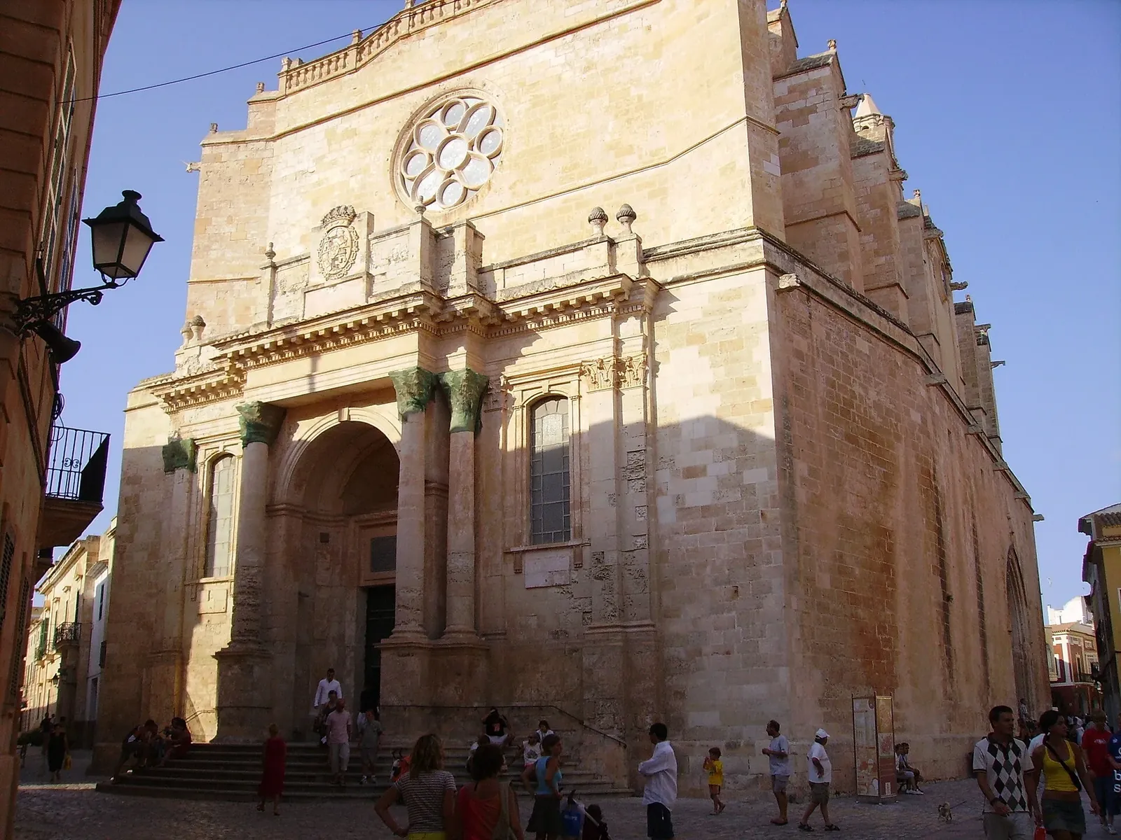 Fachada de la catedral de Ciutadella de Menorca