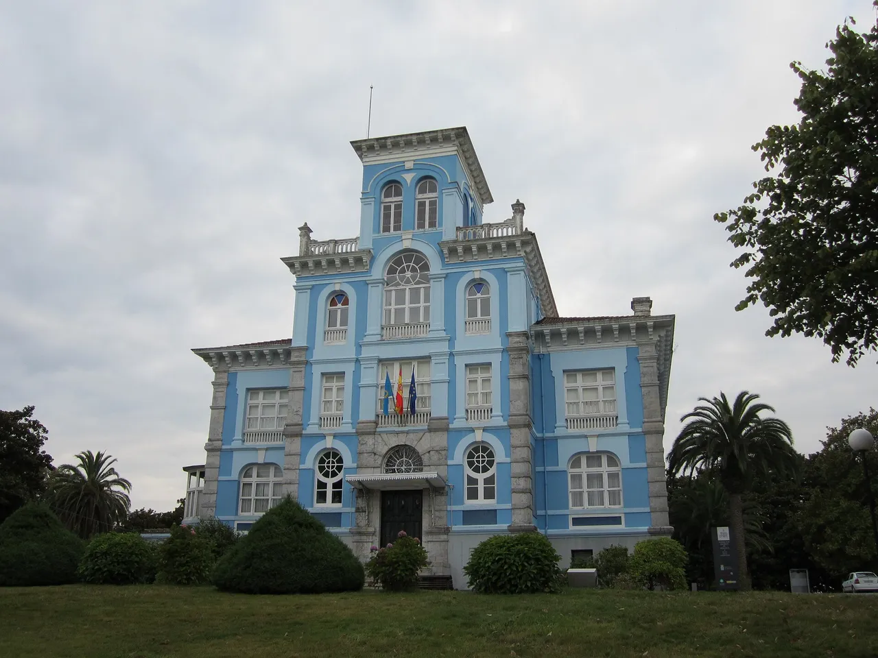 Fachada de la Quinta Guadalupe en Colombres