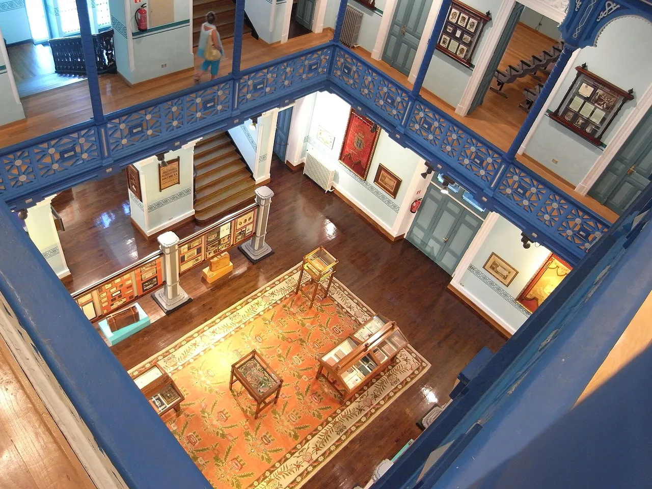 Interior de la Quinta Guadalupe en Colombres