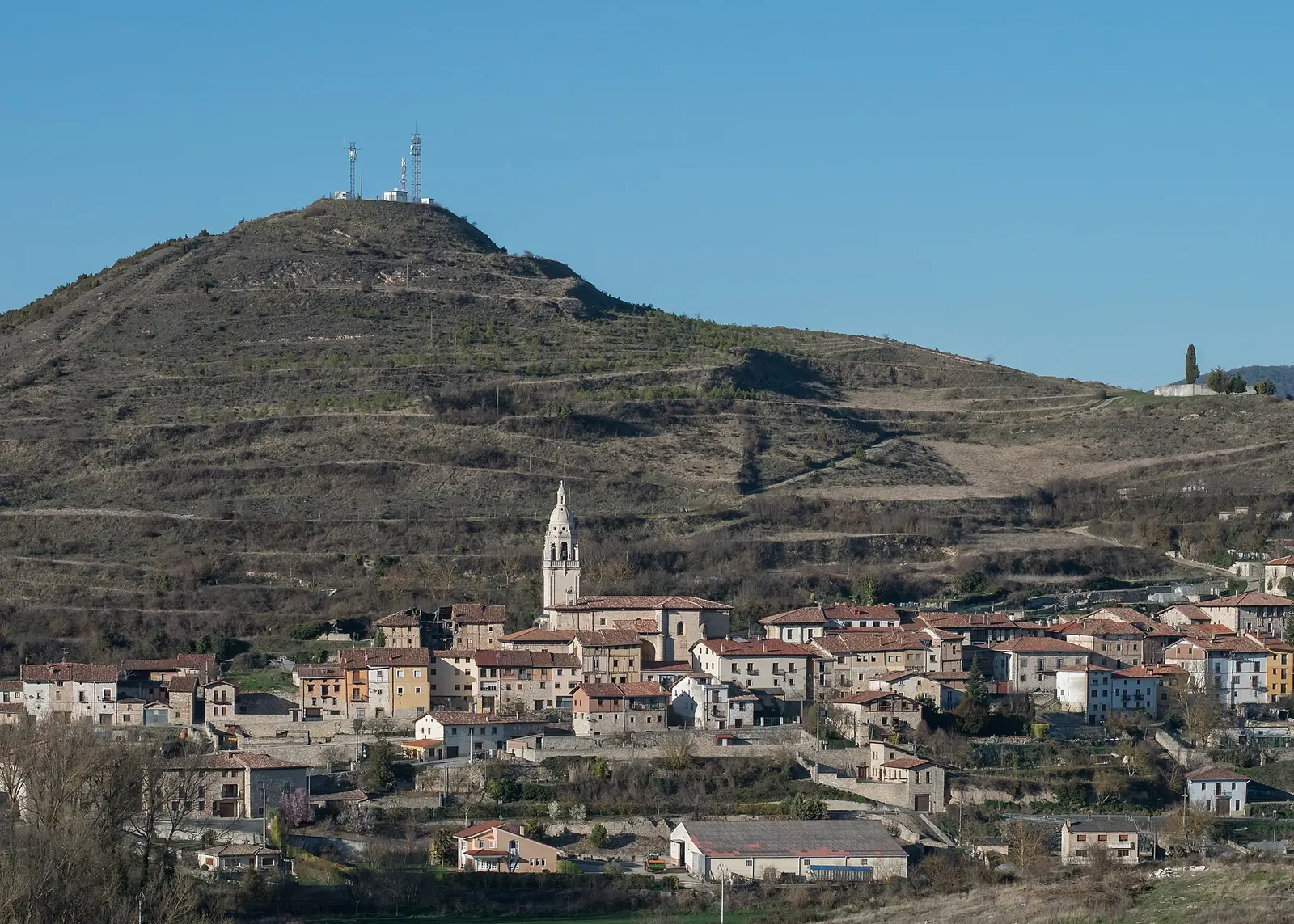 Pueblo de Treviño en Burgos