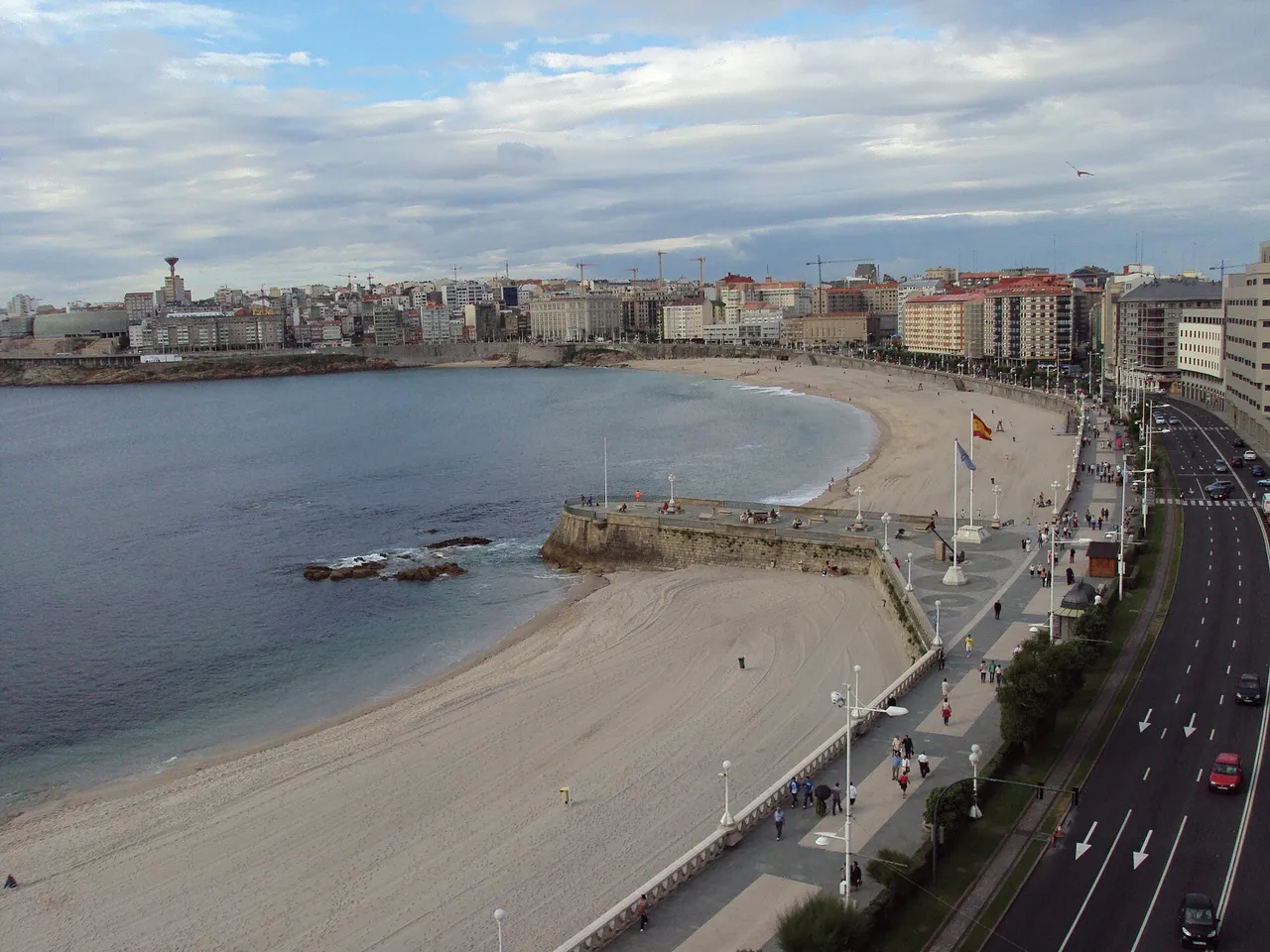 Playas de Orzán y Riazor