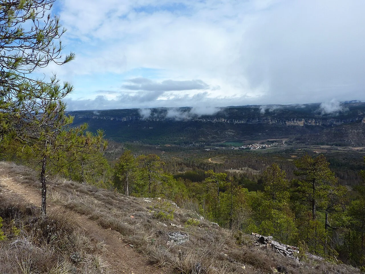 Panorámica desde el mirador de Uña