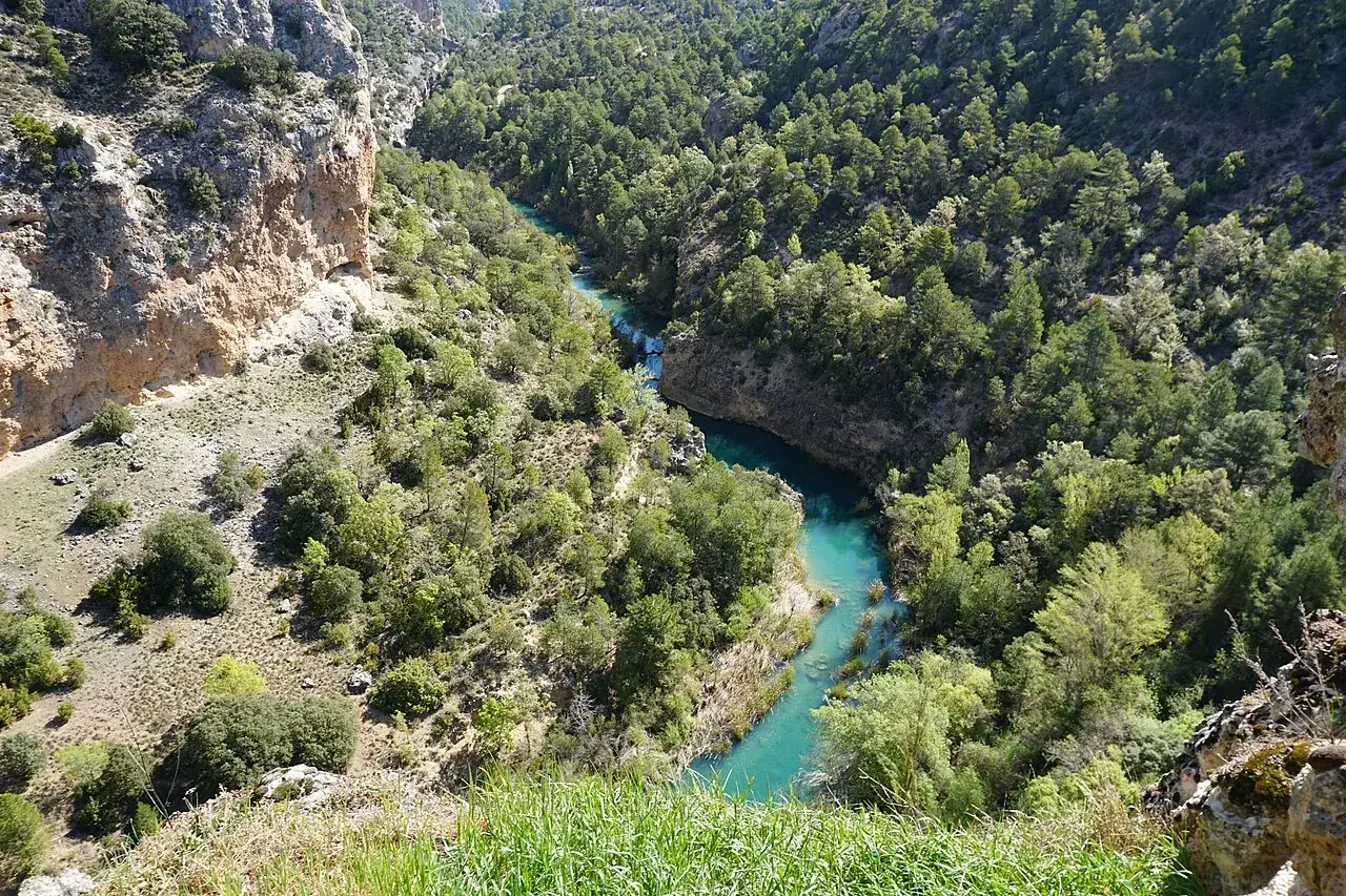 Hoz del río Júcar vista desde el Ventano del Diablo