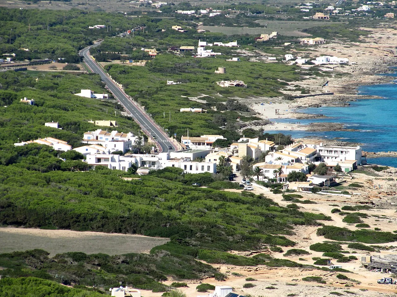 Es Caló de Sant Agustí en Formentera