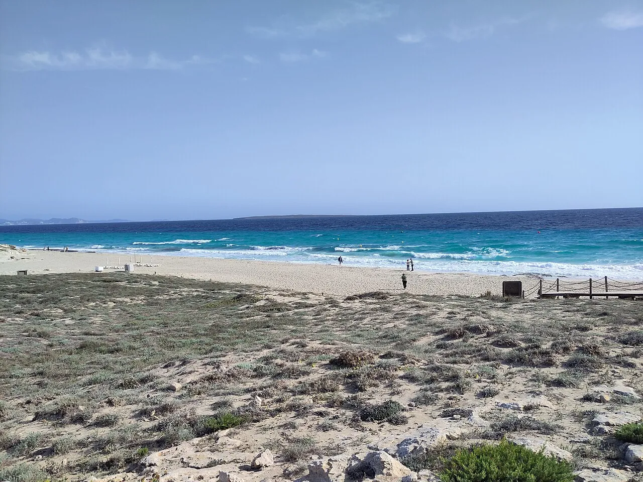 Playa de Llevant en Formentera