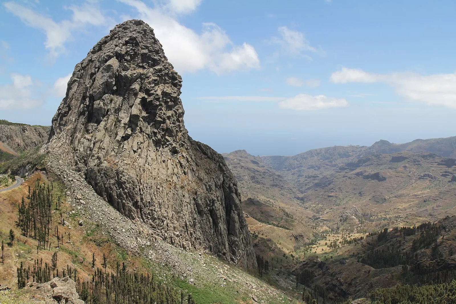 Roque de Agando en La Gomera