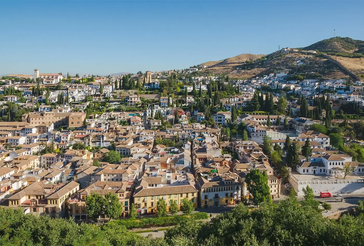 Mirador de San Nicolás en el Albaicín de Granada