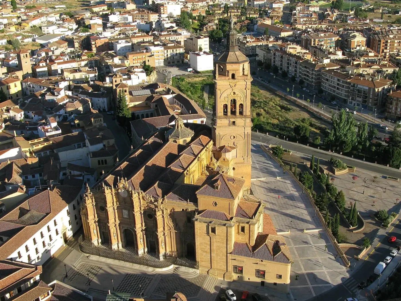 Catedral de Guadix vista desde arriba
