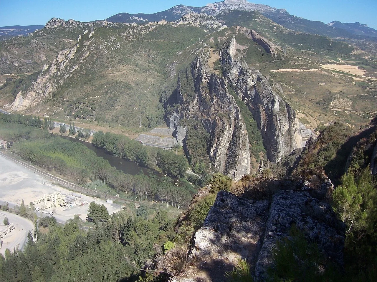 Las Conchas de Haro desde los Riscos de Bilibio