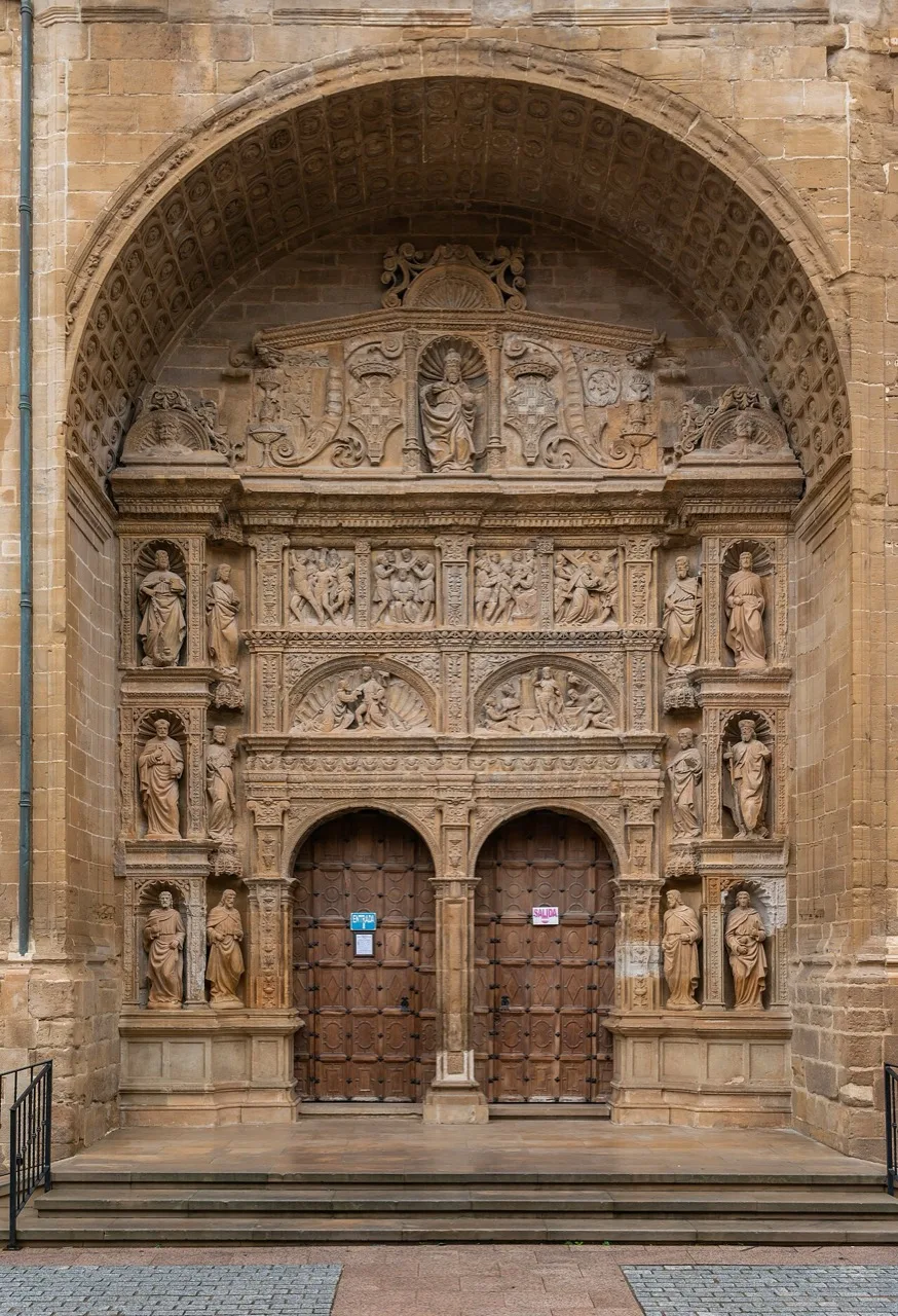 Portada de la iglesia de Santo Tomás en Haro