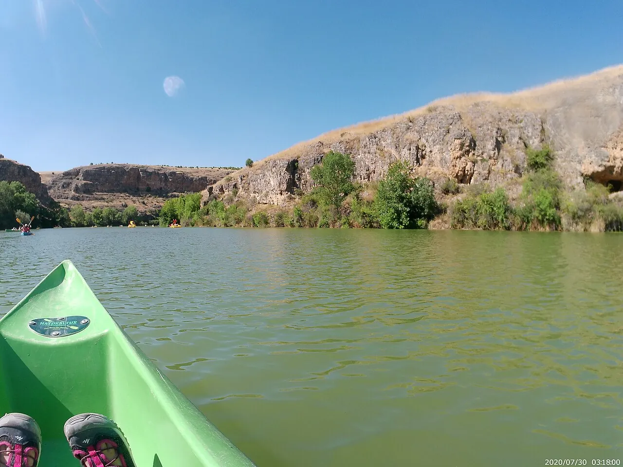 Kayak en el río Duratón