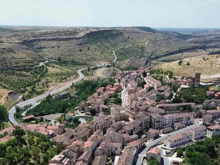 Sepúlveda desde el aire
