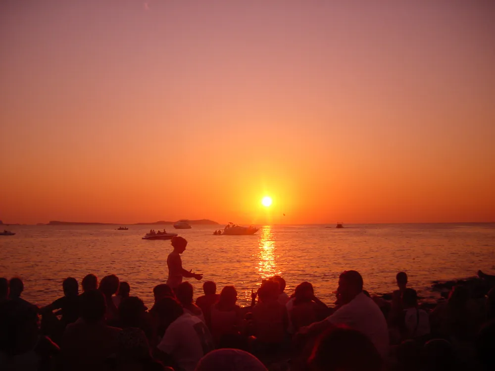 Atardecer en Sant Antoni de Portmany