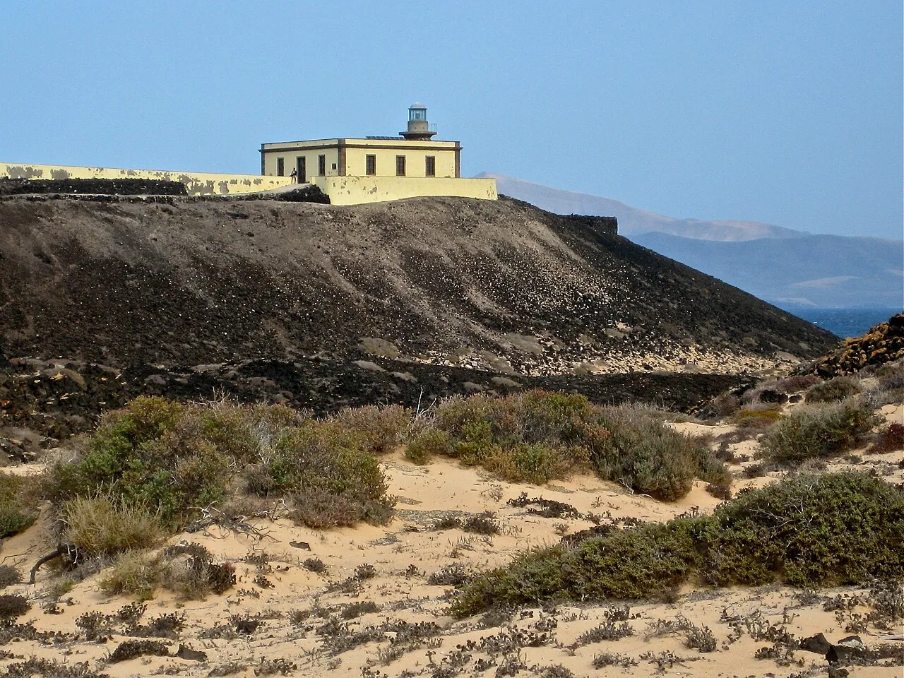 Faro de Martiño en la Isla de Lobos