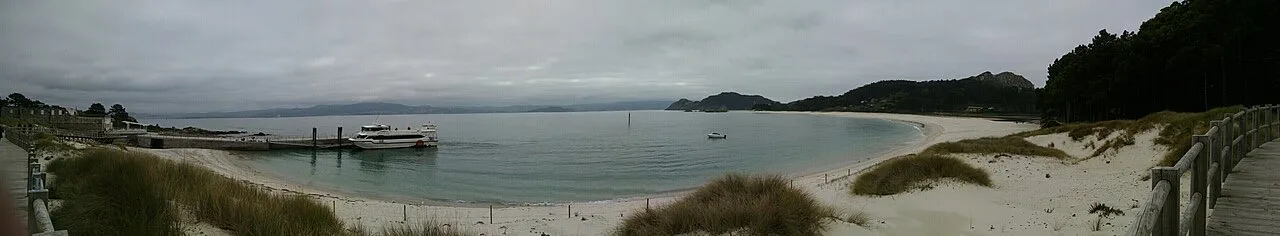 Playa de Rodas en las Islas Cíes