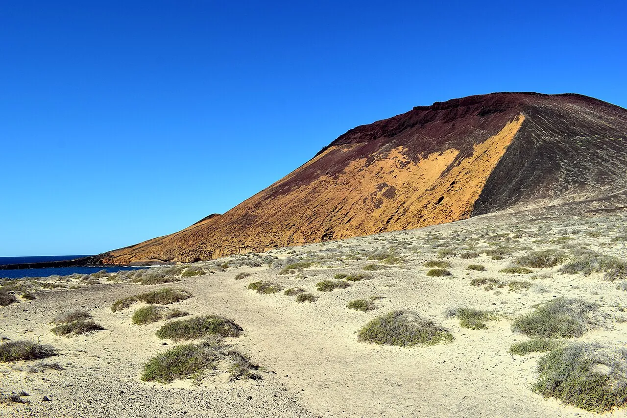 Montaña Amarilla en La Graciosa