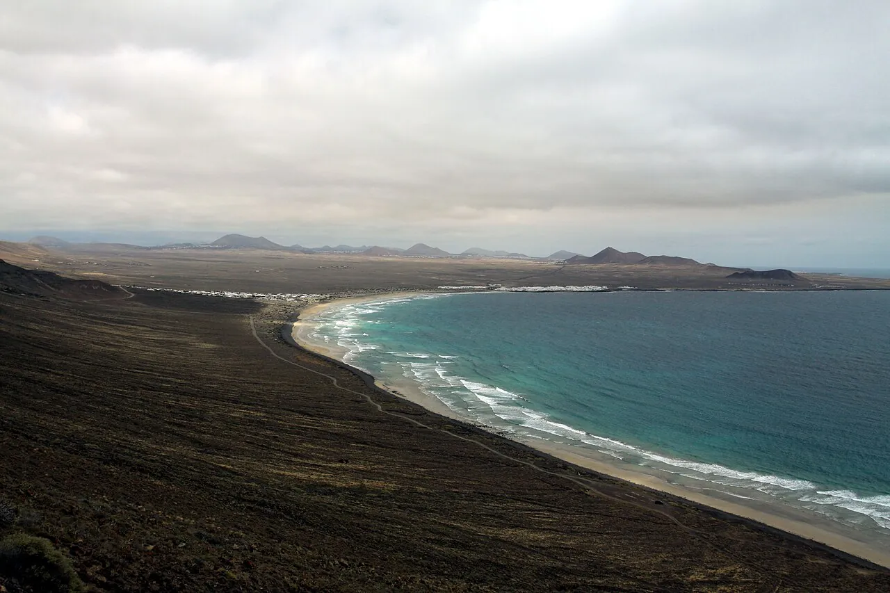 Playa de Famara en Lanzarote