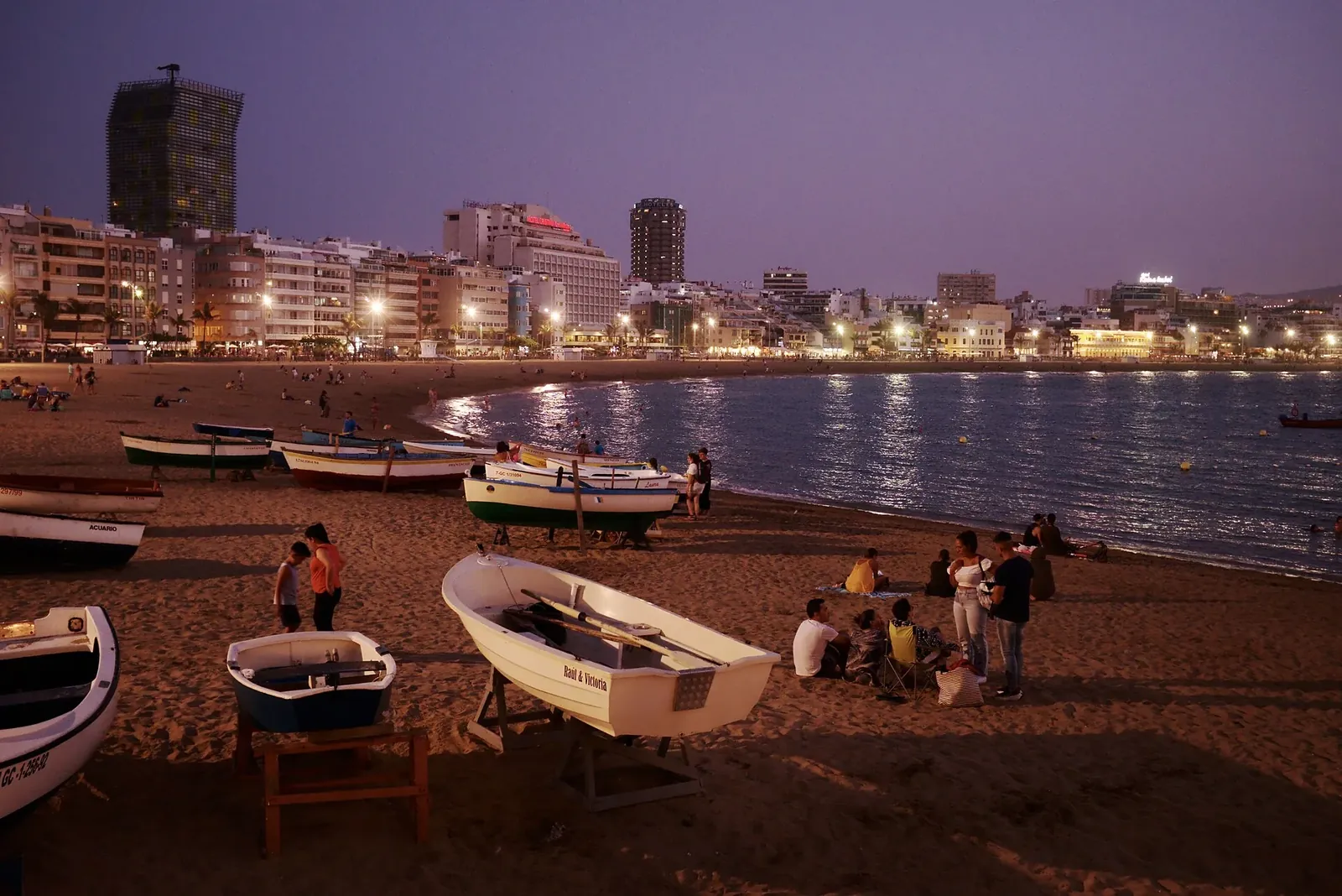 Playa de Las Canteras en Las Palmas de Gran Canaria