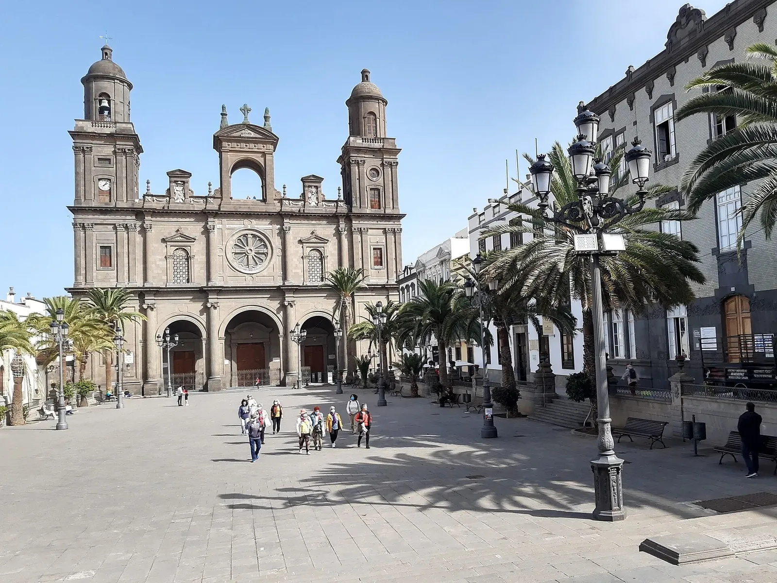 Catedral de Santa Ana y plaza en Vegueta, Las Palmas
