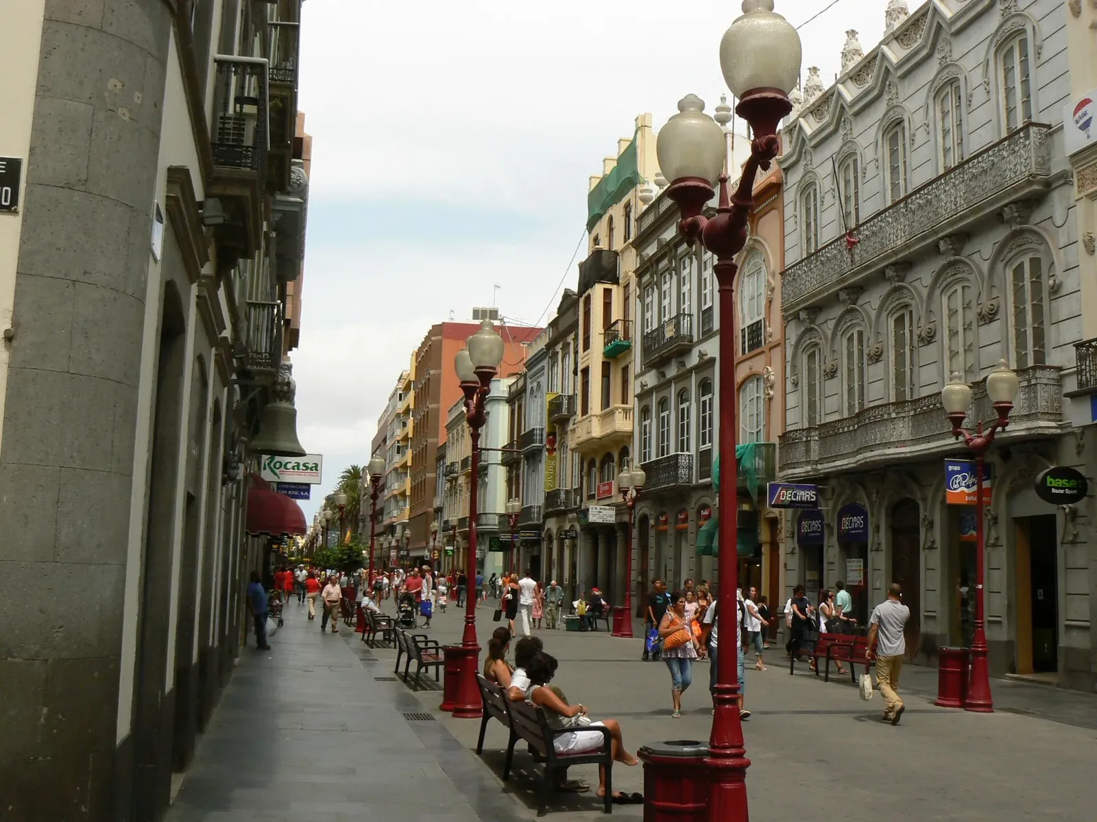 Calle Mayor de Triana en Las Palmas de Gran Canaria