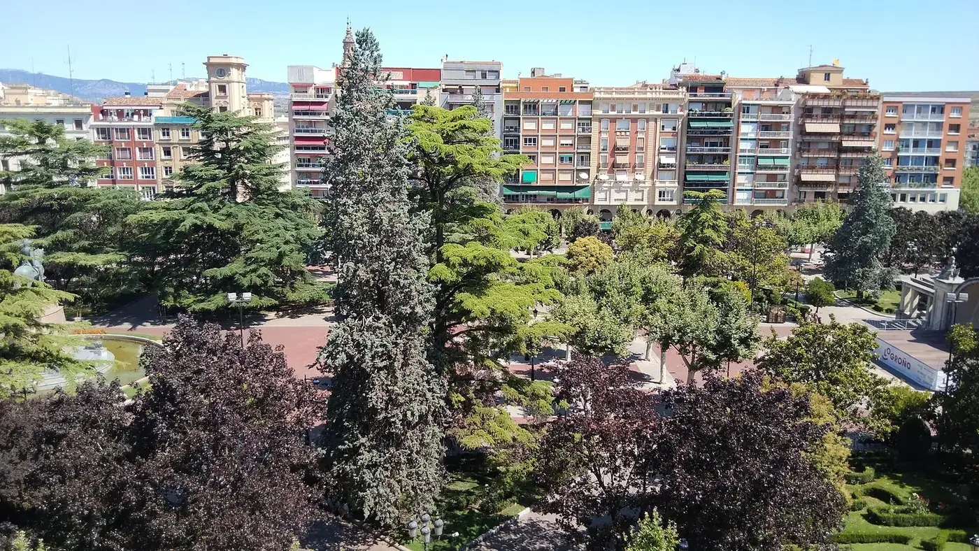 Parque del Espolón en Logroño