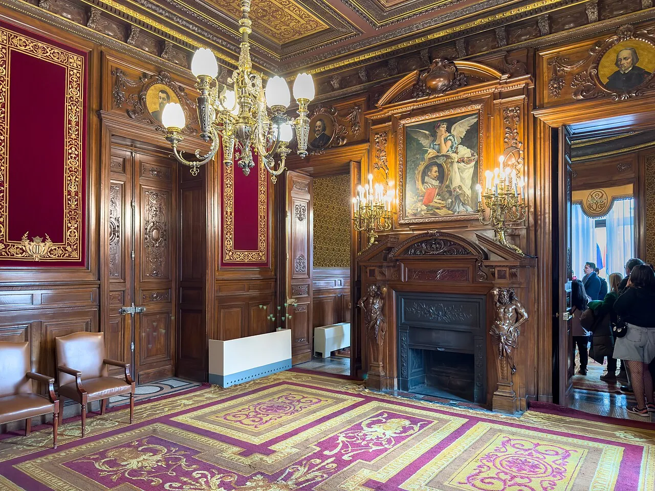 Salón del Palacio de Linares