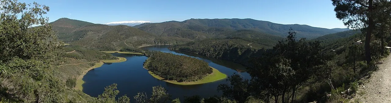 Meandro del Melero visto desde el mirador