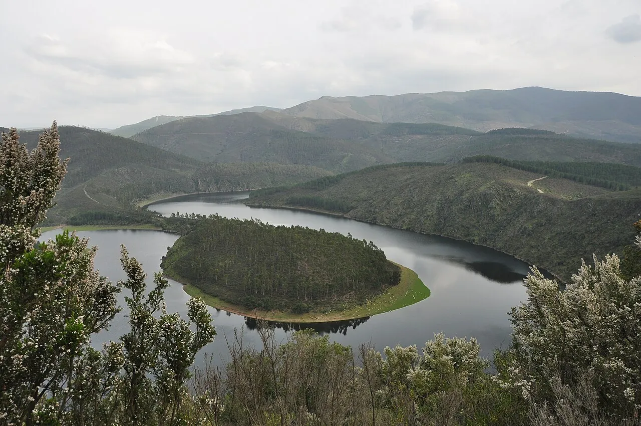 Meandro del Melero: la casi isla del río Alagón en Las Hurdes