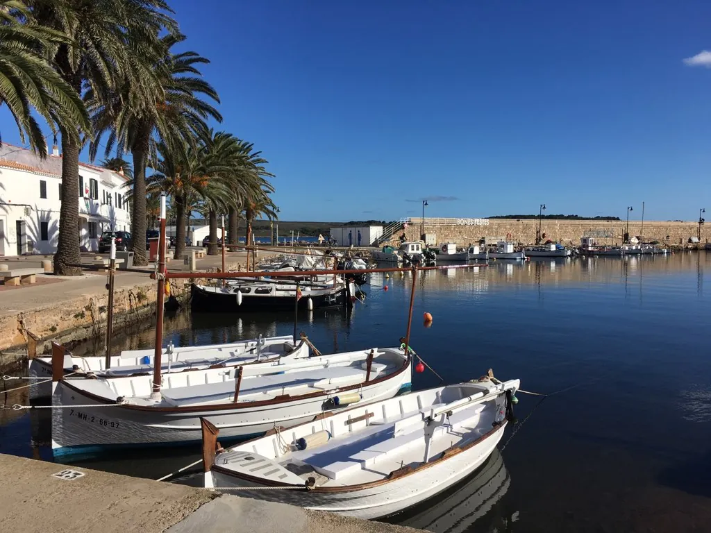 Puerto de Fornells en Menorca
