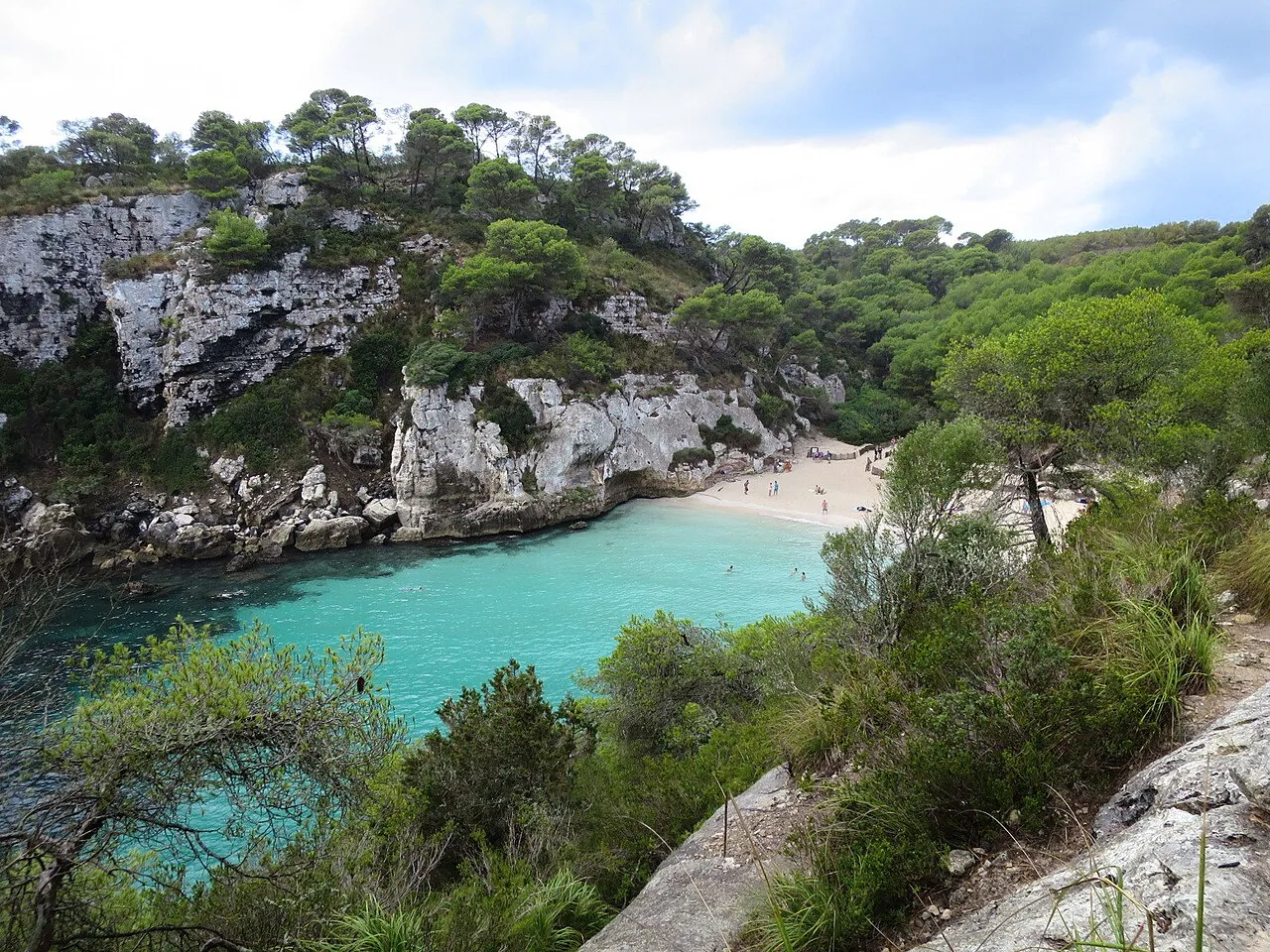 Cala Macarelleta en Menorca