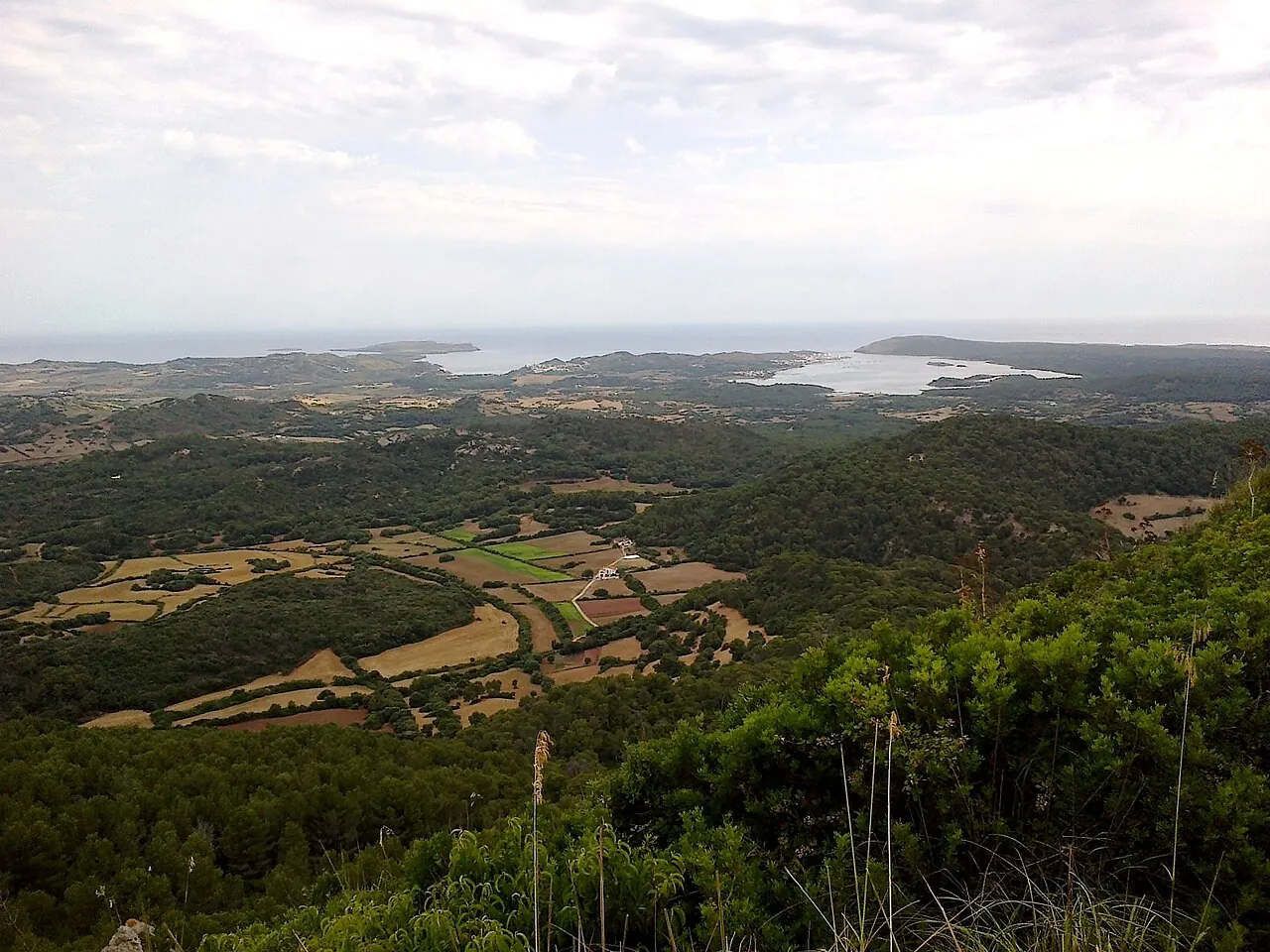 Vista desde Monte Toro en Menorca