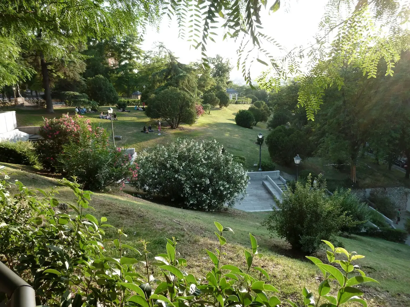 Jardines de Las Vistillas en Madrid