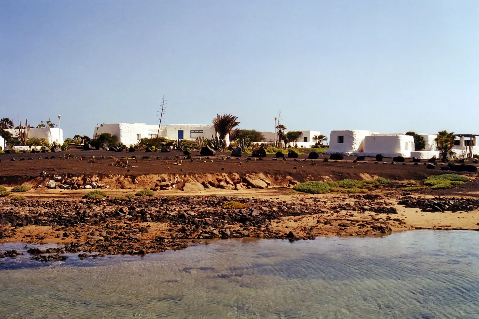 Casas blancas de Pedro Barba en La Graciosa