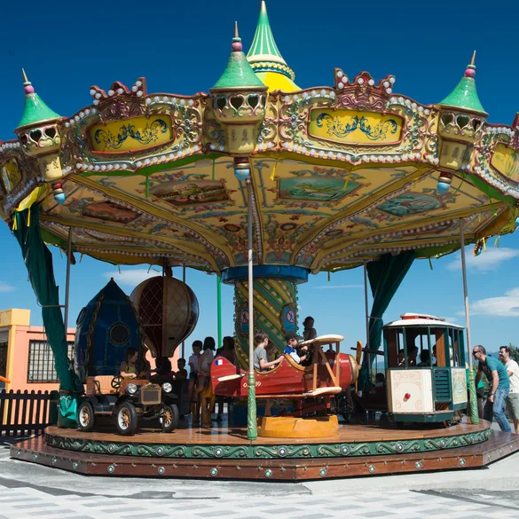 Carrusel en el parque del Monte Igueldo